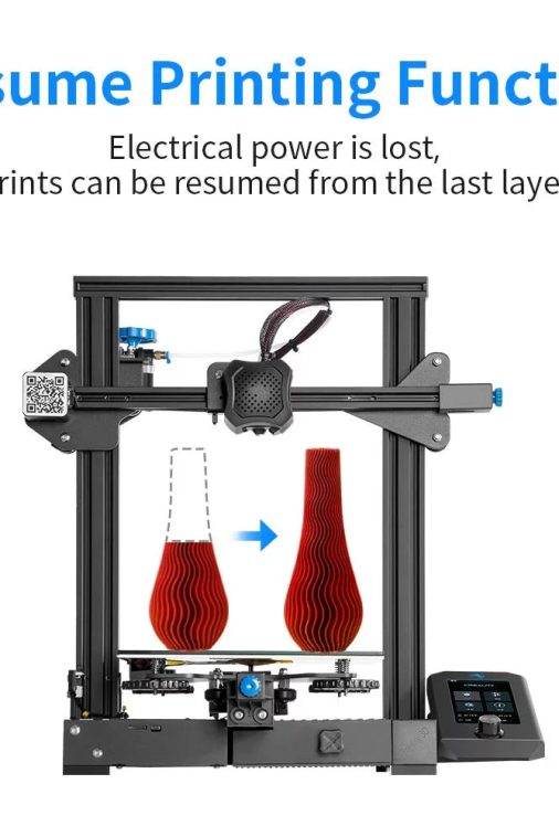Creality Ender 3 V2 Upgraded 3D Printer Printing Size 220x220x250mm Aluminum Black - Image 9