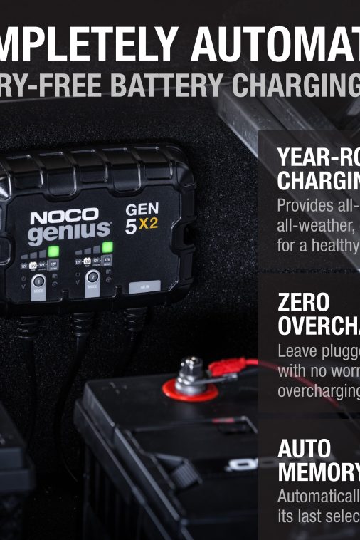 NOCO Genius GEN5X2 2-Bank 10A (5A/Bank) 12V Onboard Battery Charger - Image 7