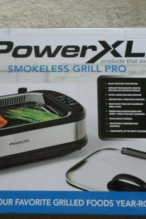PowerXL Smokeless Grill Pro， Temprd Glass Lid and Turbo Speed Smoke Extractor - Image 7