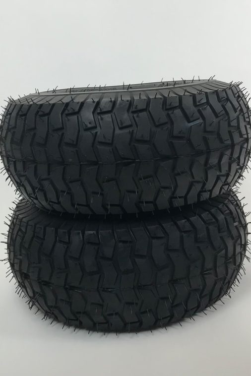 Set of 2 - 15x6.00-6 Lawn Mower Tire and Rim - Fits on 3/4 Inch Axle - Image 4