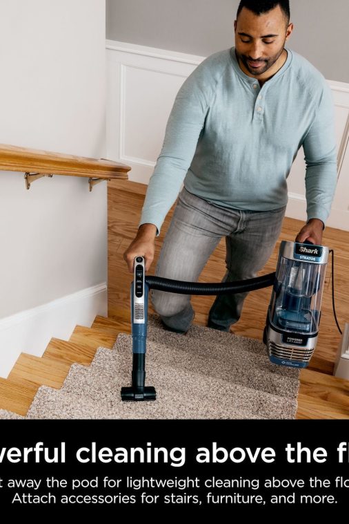 Shark Stratos DuoClean PowerFins HairPro with Self-Cleaning Brushroll Upright Vacuum (AZ3002) - Image 7