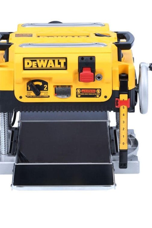 15 Amp Corded 13 in. Heavy-Duty 2-Speed Thickness Planer with (3) Knives, In Feed Table and Out Feed Table DW735X - Image 8