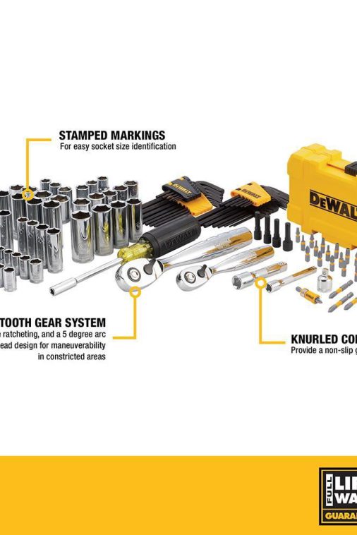 Dewalt DWMT73801 108-Piece Mechanic's Tool Set - Image 3