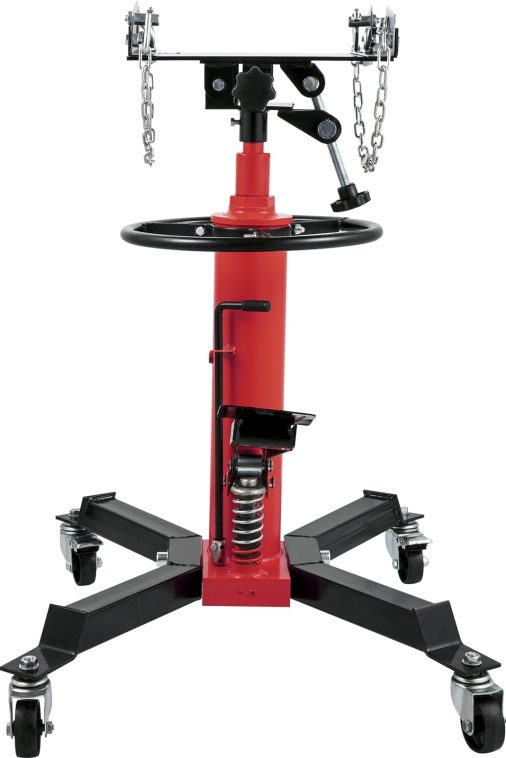 BENTISM Transmission Jack 1100 lbs 2-Stage Hydraulic High Lift Vertical Telescopic,Red - Image 10