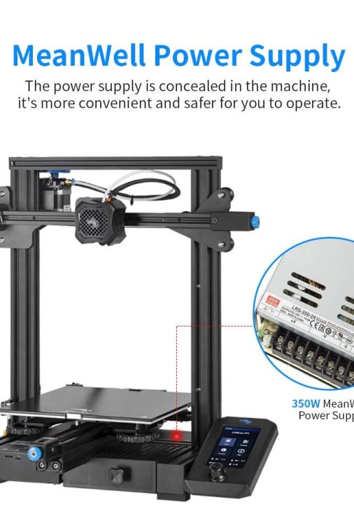 Creality Ender 3 V2 Upgraded 3D Printer Printing Size 220x220x250mm Aluminum Black - Image 5