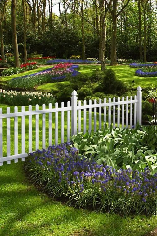 Veranda Glendale 4 ft. H x 8 ft. W White Vinyl Spaced Picket Unassembled Fence Panel with Dog Ear Pickets - Image 4