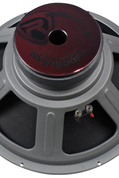 Rockville RVW1800P4 1800 Watt 18" Mid-Bass Driver Car Audio Speaker Mid-Range - Image 4