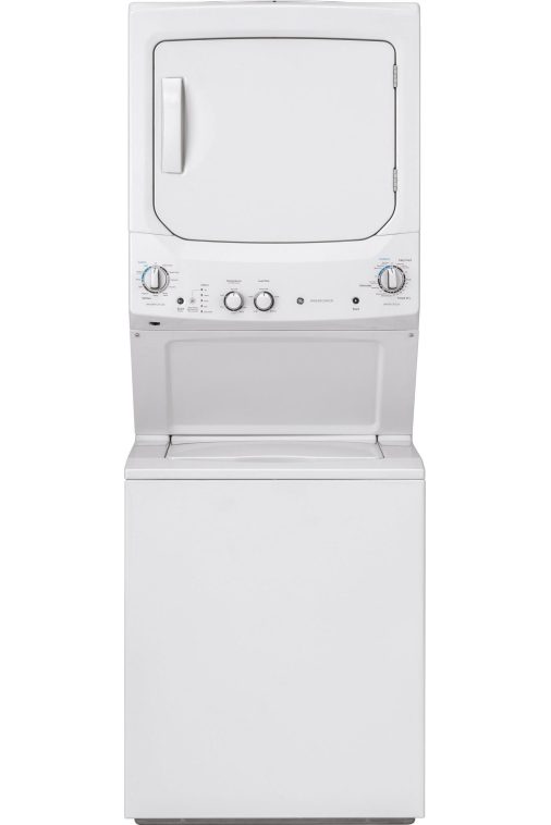 GE Stacked Washer/Dryer Electric Laundry Center GUD24ESSMWW