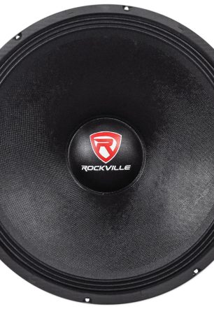 Rockville RVW1800P4 1800 Watt 18" Mid-Bass Driver Car Audio Speaker Mid-Range