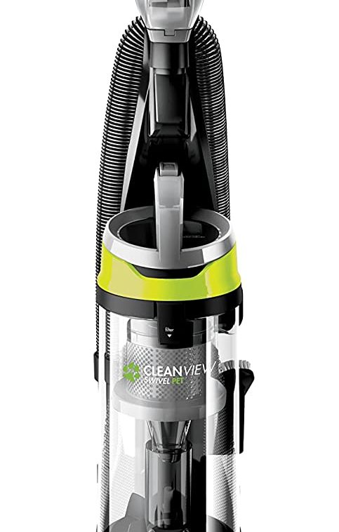 BISSELL 2252 CleanView Swivel Upright Bagless Vacuum with Swivel Steering， Powerful Pet Hair Pick Up， Specialized Pet Tools， Large Capacity Dirt Tank， Easy Empty