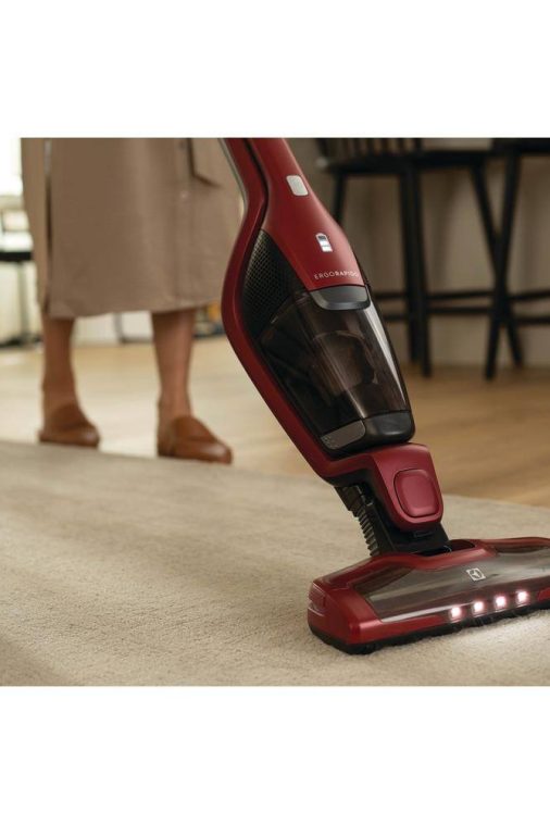Electrolux EHVS3510AR Ergorapido Pet Bagless， Cordless， with Detachable Handset in Red Stick Vacuum - Image 10