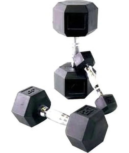 (2 pack) CAP Barbell, 60lb Coated Hex Dumbbell, Single - Image 3