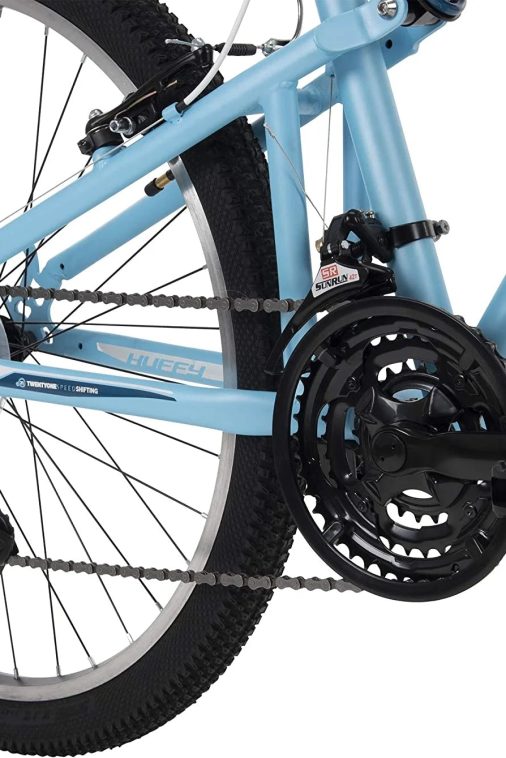 Huffy 26 in. Marker Womens Full Suspension Mountain Bike, Blue - Image 4