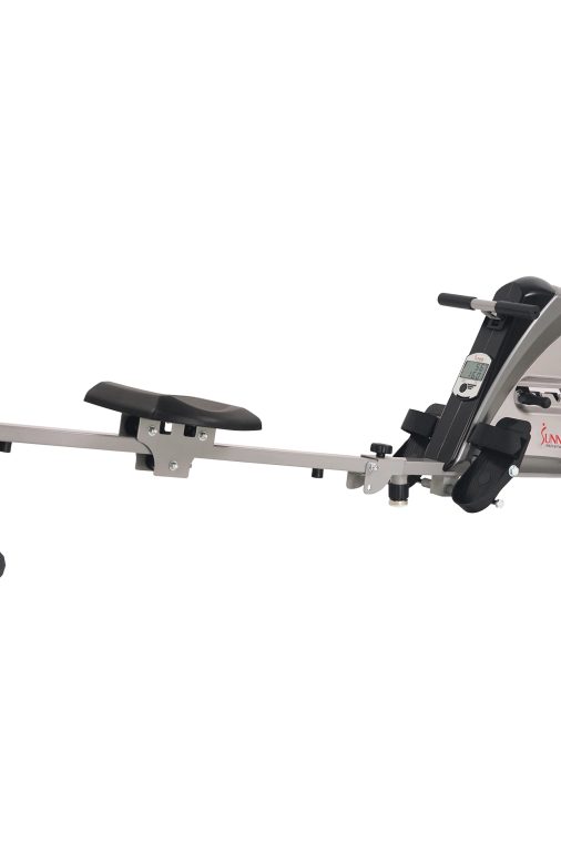 Sunny Health & Fitness Elastic Cord Rowing Machine Rower with LCD Monitor for Full Body Gym Workouts at Home Exercise, SF-RW5606 - Image 9