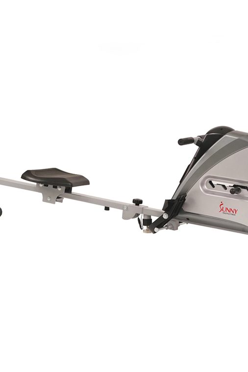 Sunny Health & Fitness Elastic Cord Rowing Machine Rower with LCD Monitor for Full Body Gym Workouts at Home Exercise, SF-RW5606 - Image 3