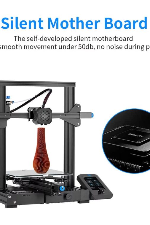Creality Ender 3 V2 Upgraded 3D Printer Printing Size 220x220x250mm Aluminum Black - Image 4
