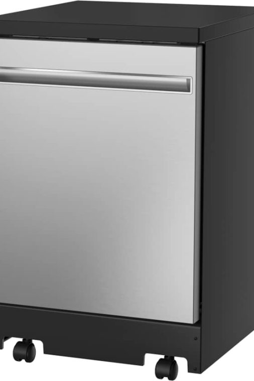 GE 24 Stainless Steel Portable Dishwasher With Sanitize Cycle - Image 5