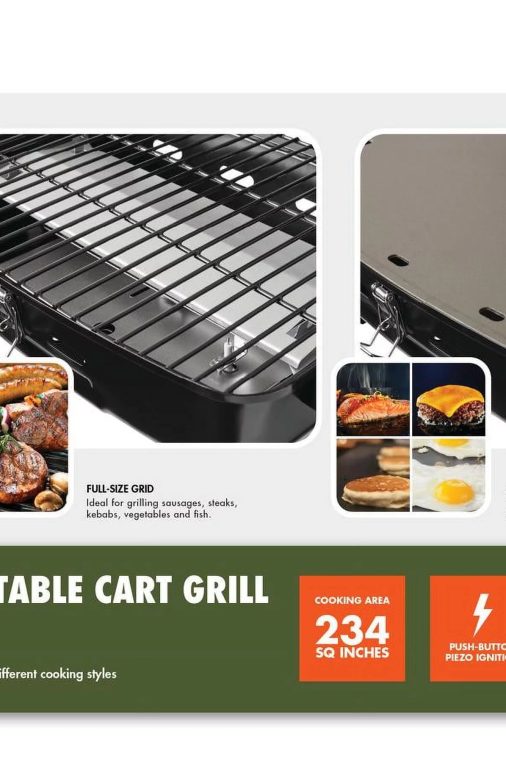 Ozark Trail Portable 1 Burner Propane Grill with Interchangeable Griddle Plate - Image 10