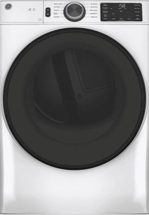 GE Long Vent 7.8 cu. ft. Capacity Smart Electric Dryer with Sanitize Cycle