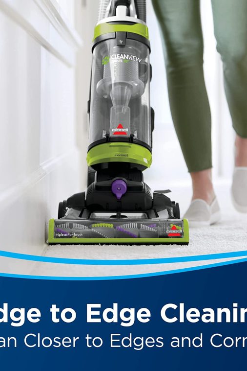 BISSELL 2252 CleanView Swivel Upright Bagless Vacuum with Swivel Steering， Powerful Pet Hair Pick Up， Specialized Pet Tools， Large Capacity Dirt Tank， Easy Empty - Image 6