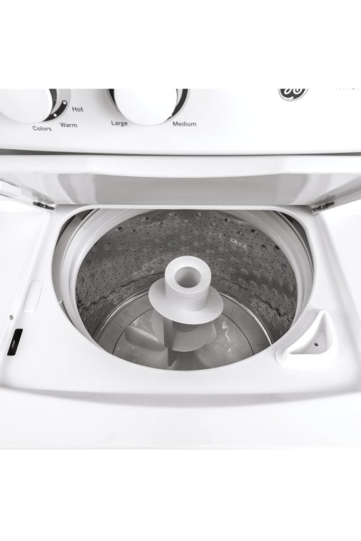 GE Stacked Washer/Dryer Electric Laundry Center GUD24ESSMWW - Image 3