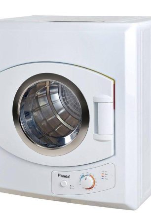 3.75 CU.FT Compact Laundry Dryer, White