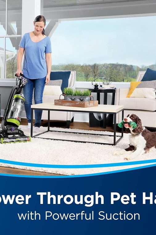 BISSELL 2252 CleanView Swivel Upright Bagless Vacuum with Swivel Steering， Powerful Pet Hair Pick Up， Specialized Pet Tools， Large Capacity Dirt Tank， Easy Empty - Image 4