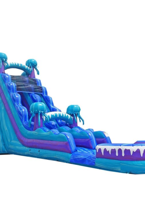 JumpOrange Electric Commercial Grade Inflatable Water Slide with Splash Pool | for Adults and Kids | Includes Blower, Stakes and Storage Bag | 19-Foot Tall x 36-Foot Long x 15-Foot Wide - Image 3