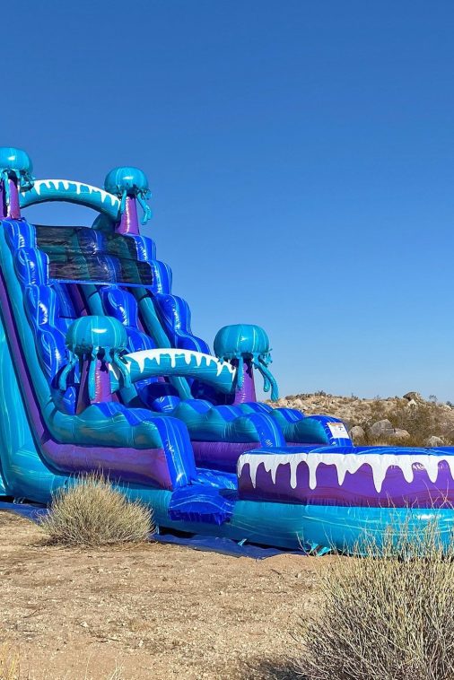 JumpOrange Electric Commercial Grade Inflatable Water Slide with Splash Pool | for Adults and Kids | Includes Blower, Stakes and Storage Bag | 19-Foot Tall x 36-Foot Long x 15-Foot Wide