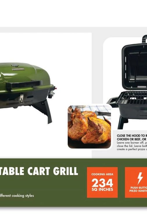 Ozark Trail Portable 1 Burner Propane Grill with Interchangeable Griddle Plate - Image 11