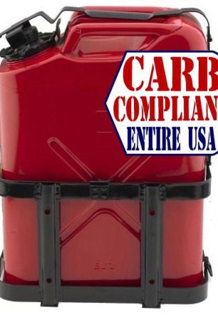 (20L) 5 Gallon NATO Jerry Can w/ JERRY CAN HOLDER (CARB and EPA approved for all 50 states)