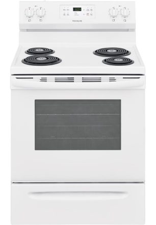 Frigidaire 30-inch Freestanding Electric Range with Ready-Select® Controls FFEF3016VW