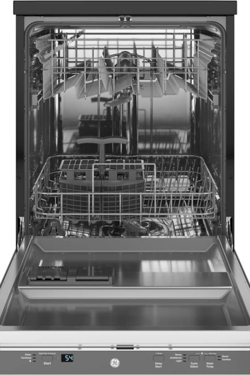 GE 24 Stainless Steel Portable Dishwasher With Sanitize Cycle - Image 7