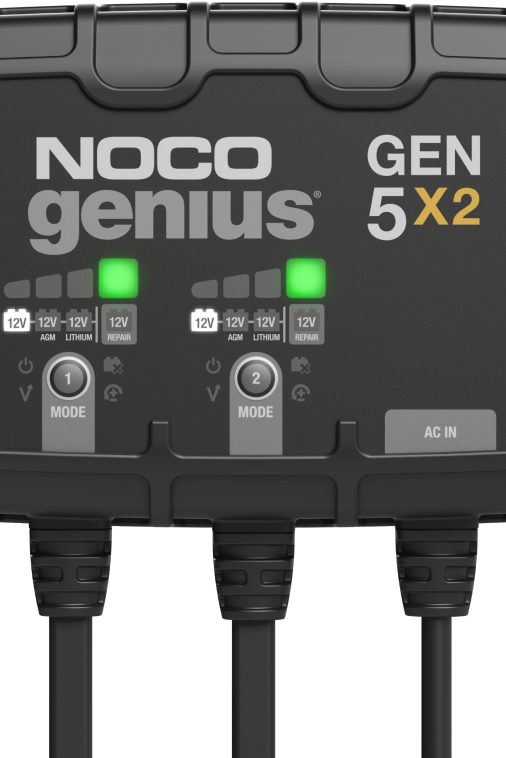 NOCO Genius GEN5X2 2-Bank 10A (5A/Bank) 12V Onboard Battery Charger
