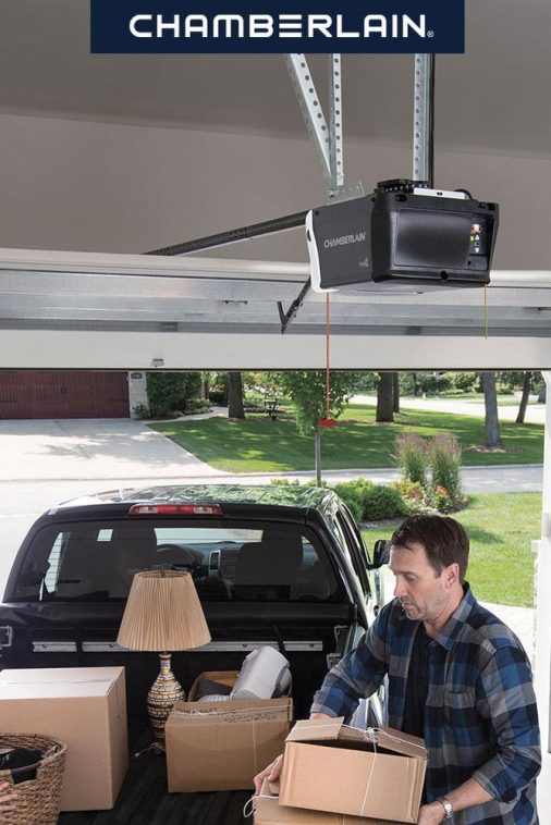 Chamberlain C2212T 1/2 HP Smart Chain Drive Garage Door Opener with Battery Backup - Image 7