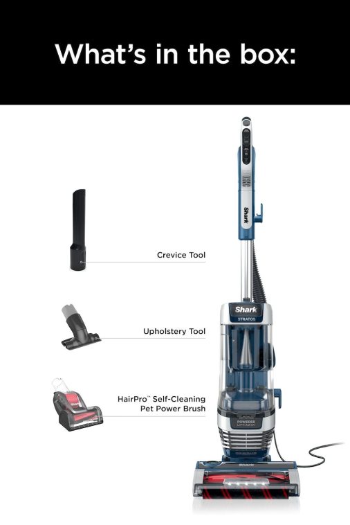 Shark Stratos DuoClean PowerFins HairPro with Self-Cleaning Brushroll Upright Vacuum (AZ3002) - Image 16