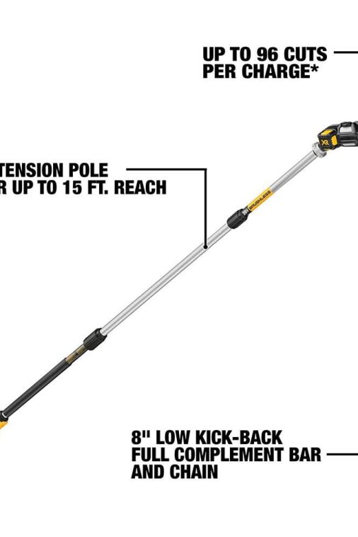DEWALT 20V MAX* Lithium-Ion Cordless Pole Saw and Pole Hedge Trimmer Combo Kit DCKO86M1 from DEWALT - Image 4