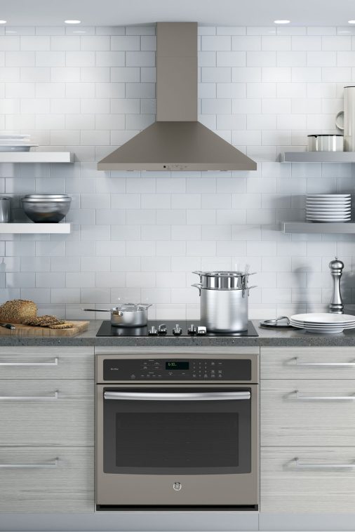 GE - 30" Convertible Range Hood - Slate - Image 4