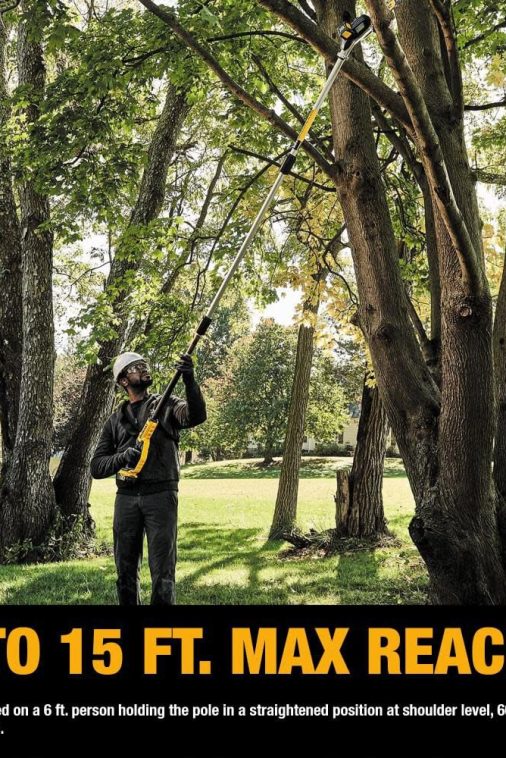 DEWALT 20V MAX* Lithium-Ion Cordless Pole Saw and Pole Hedge Trimmer Combo Kit DCKO86M1 from DEWALT - Image 19