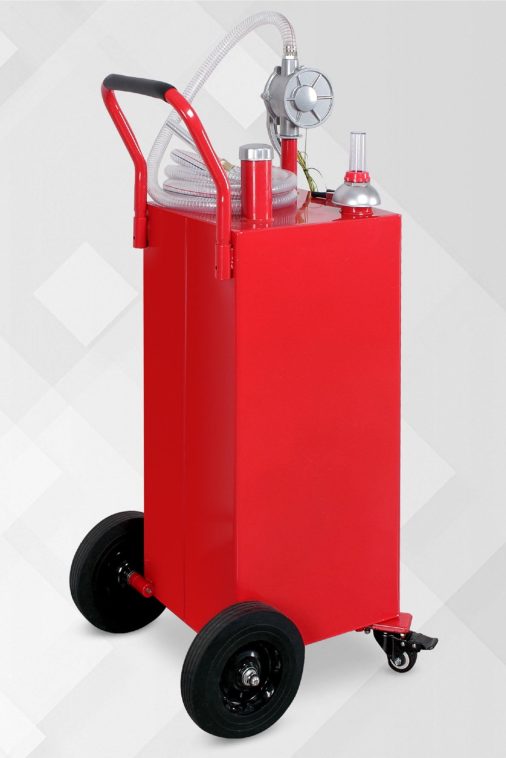 Arksen Portable 35-Gallon Gas Caddy Fuel Tank Storage Transfer Gasoline - Image 4
